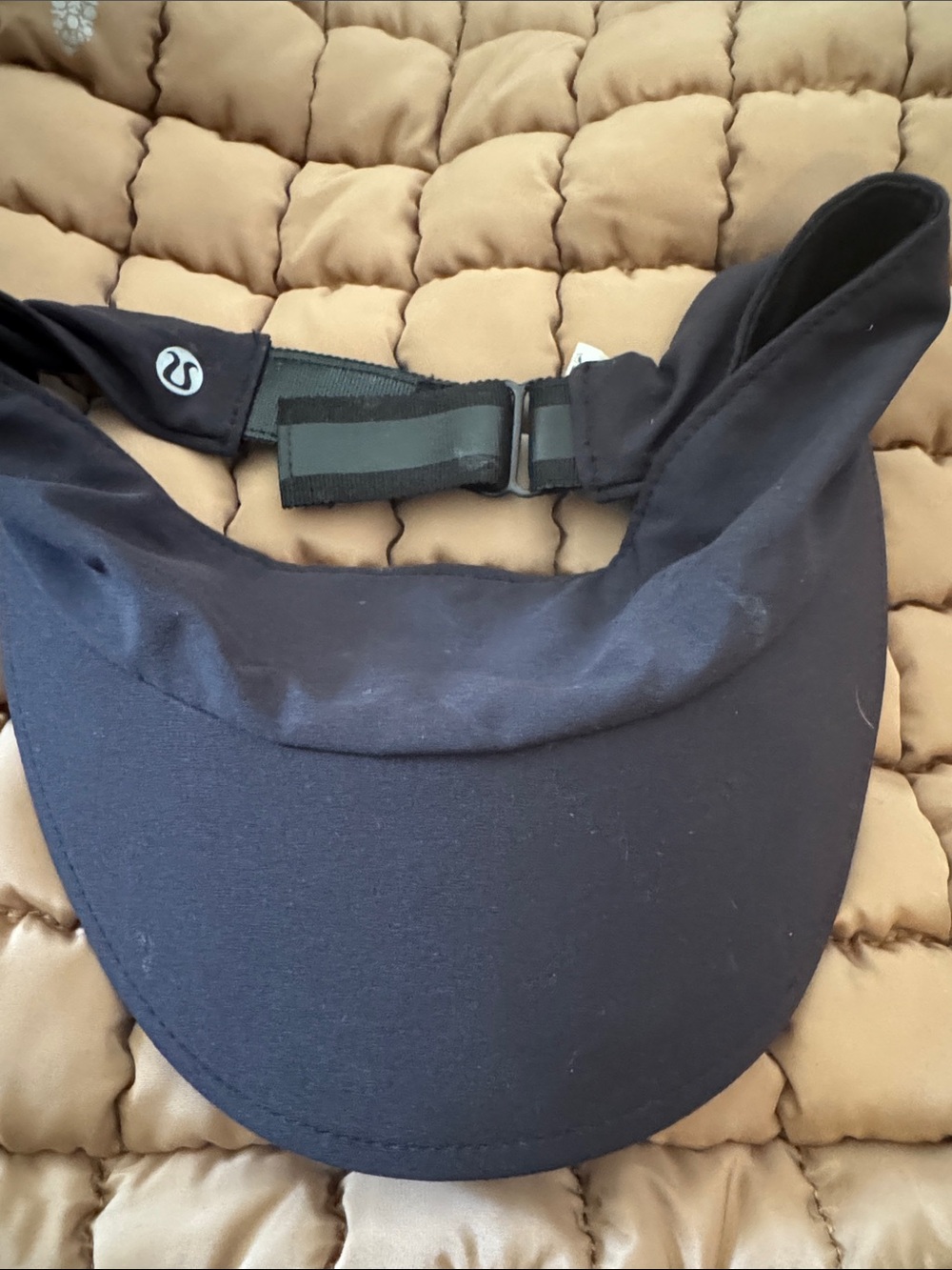 lululemon athletica Black Athletic Visor with Reflective Logo